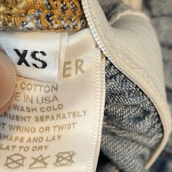 OVERLOVER Revolve Women's Hope Cool Blue Denim Jumpsuit Sz XS NEW - Picture 10 of 12